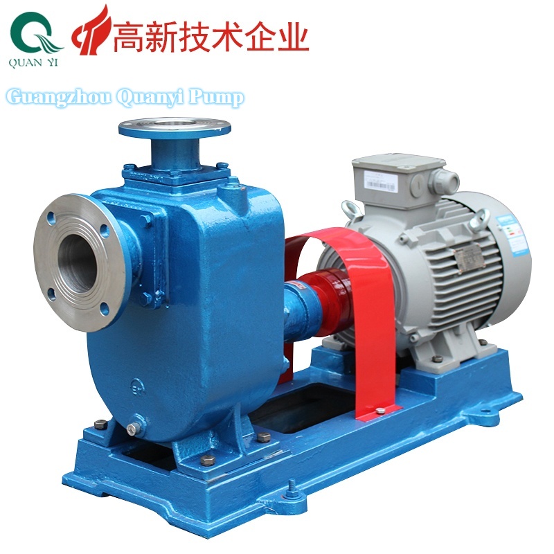 Zw type self-priming sewage pump